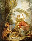 Jean-honore Fragonard Canvas Paintings - the see saw